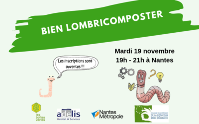 « Bien lombricomposter » pour la SERD le 19 novembre à Nantes